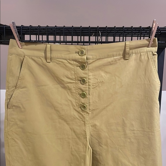 COS olive chartreuse pants - Picture 2 of 8
